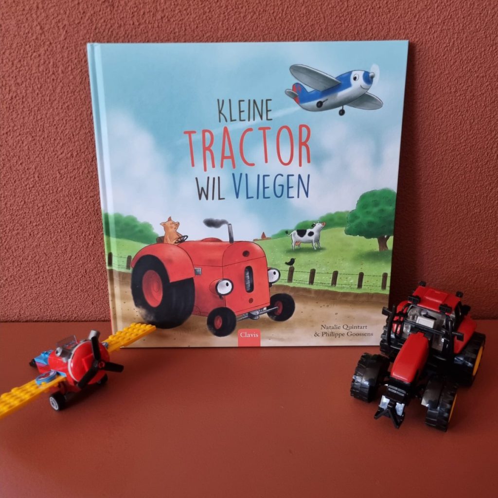 Kleine Tractor wil vliegen