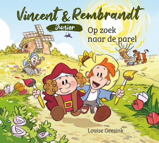 Vincent & Rembrandt junior op zoek naar de parel voorkant cover omslag kaft