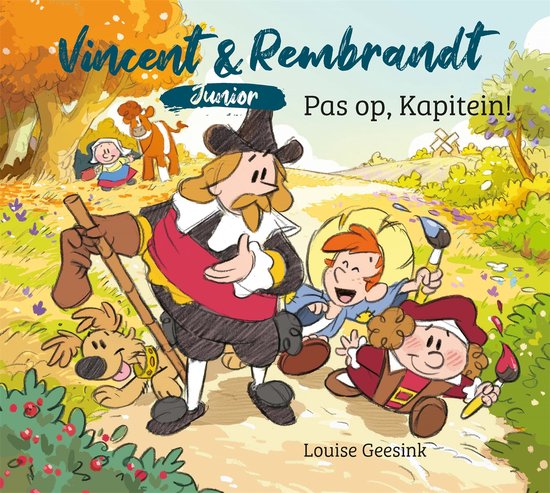 Vincent & Rembrandt junior pas op kapitein voorkant cover omslag kaft