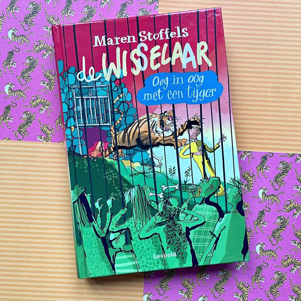 Oog in oog met een tijger de wisselaar voorkant cover omslag kaft