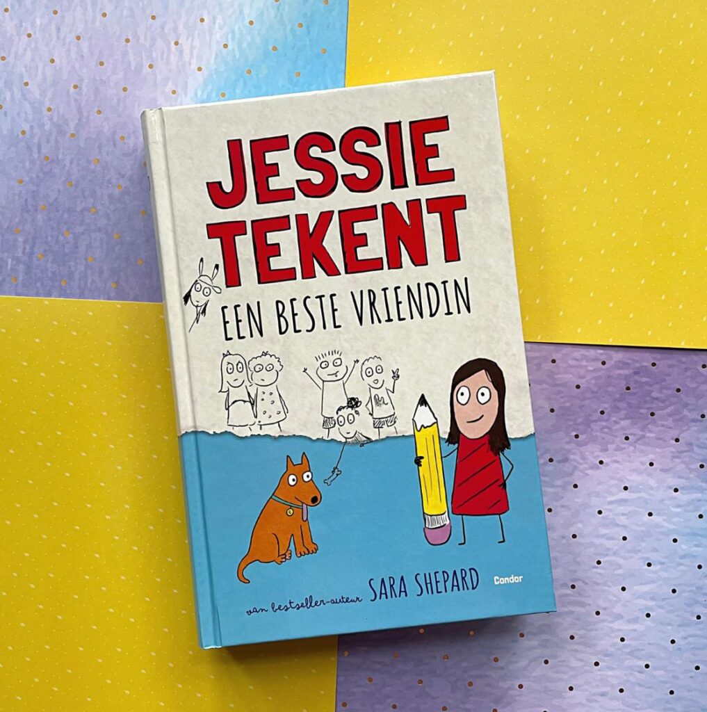 Jessie tekent een beste vriendin voorkant cover omslag kaft