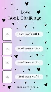 Bookish templates & reading challenges love book challenge gratis free invullen delen instagram books