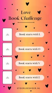 Bookish templates & reading challenges love book challenge gratis format invullen delen social media