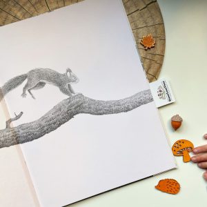 schutblad zoekboek telboek jalbert eenhoorn bos natuur
