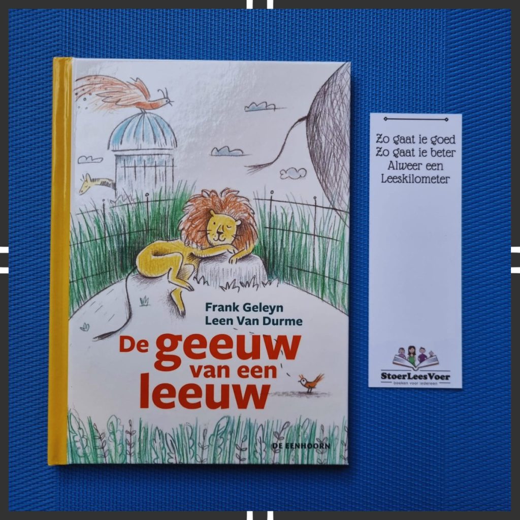 De geeuw van een leeuw