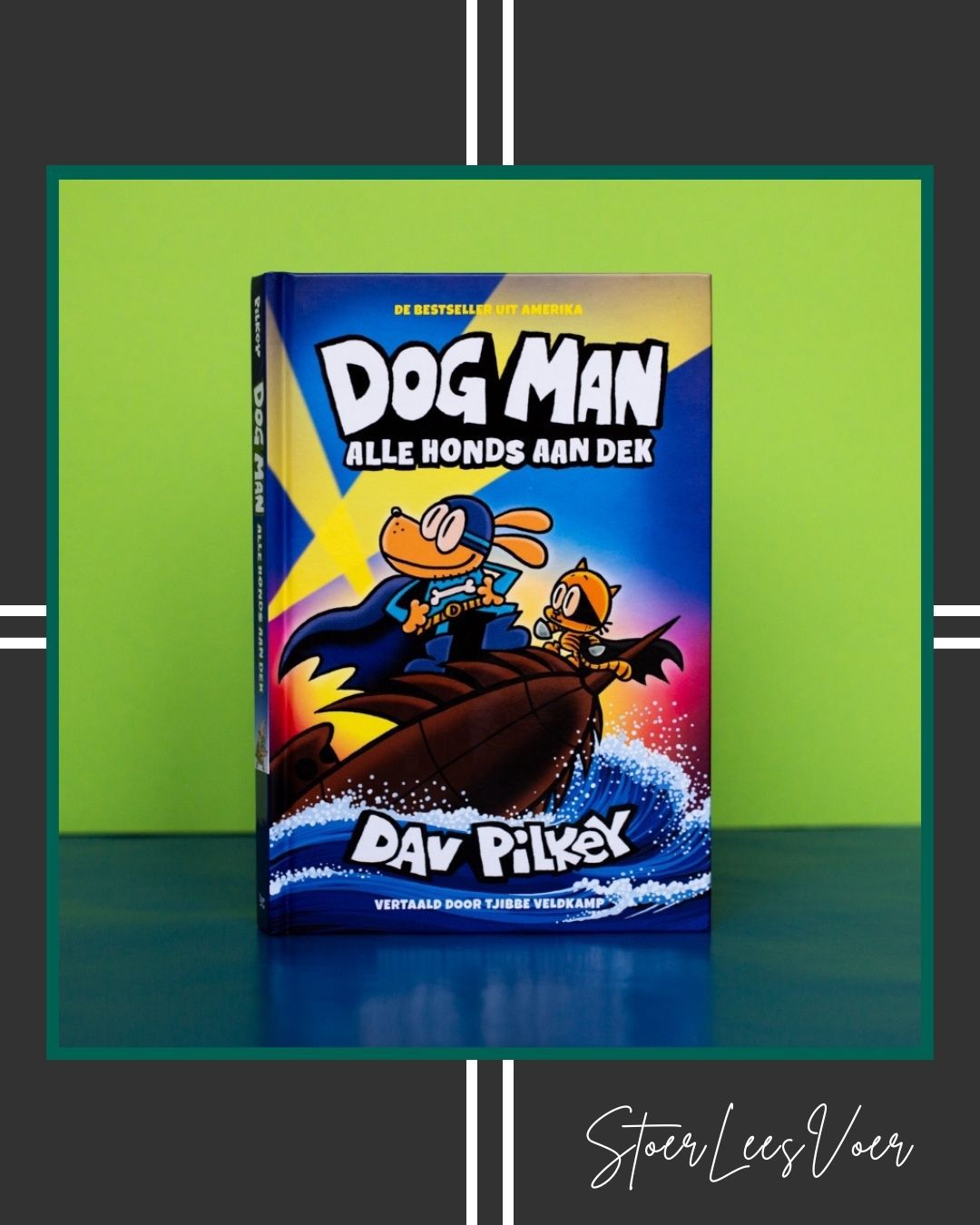 Dog Man Alle honds aan dek deel 11 dav Pilkey voorkant cover omslag kaft