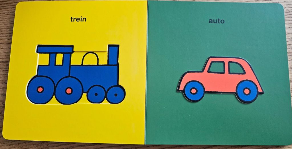 trein en auto wat ziet nijntje