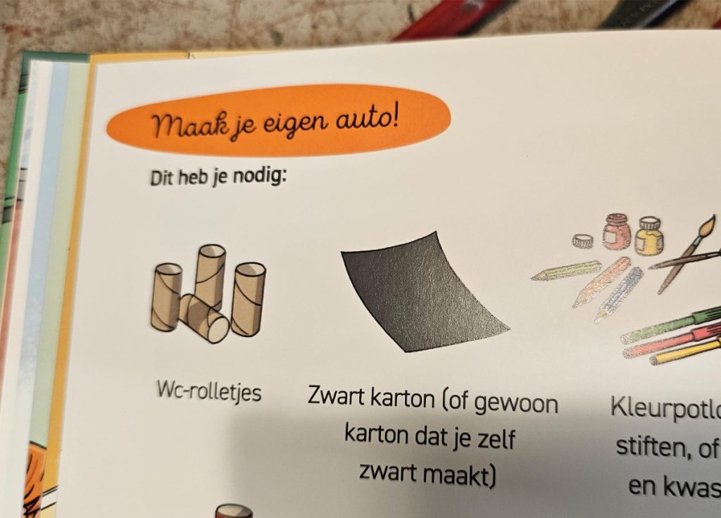 maak je eigen auto knutsel