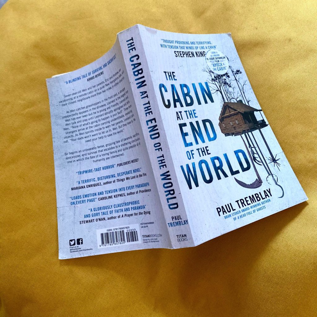 The Cabin at the End of the World paul tremblay boek voorkant cover kader omslag