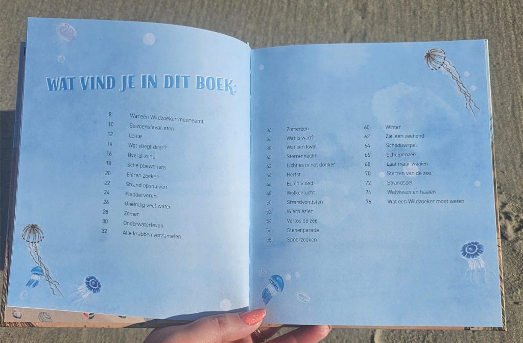 Inhoudsopgave Wildzoekers op het strand doeboek informatie (4)