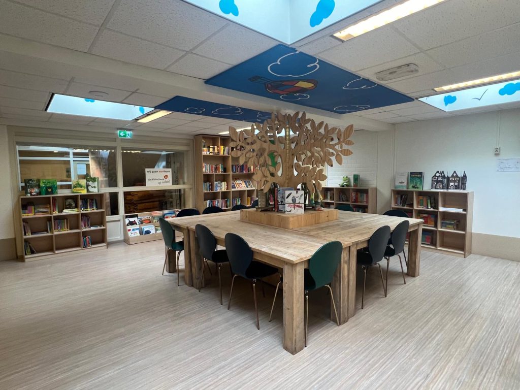 schoolbibliotheek met dubbele functie