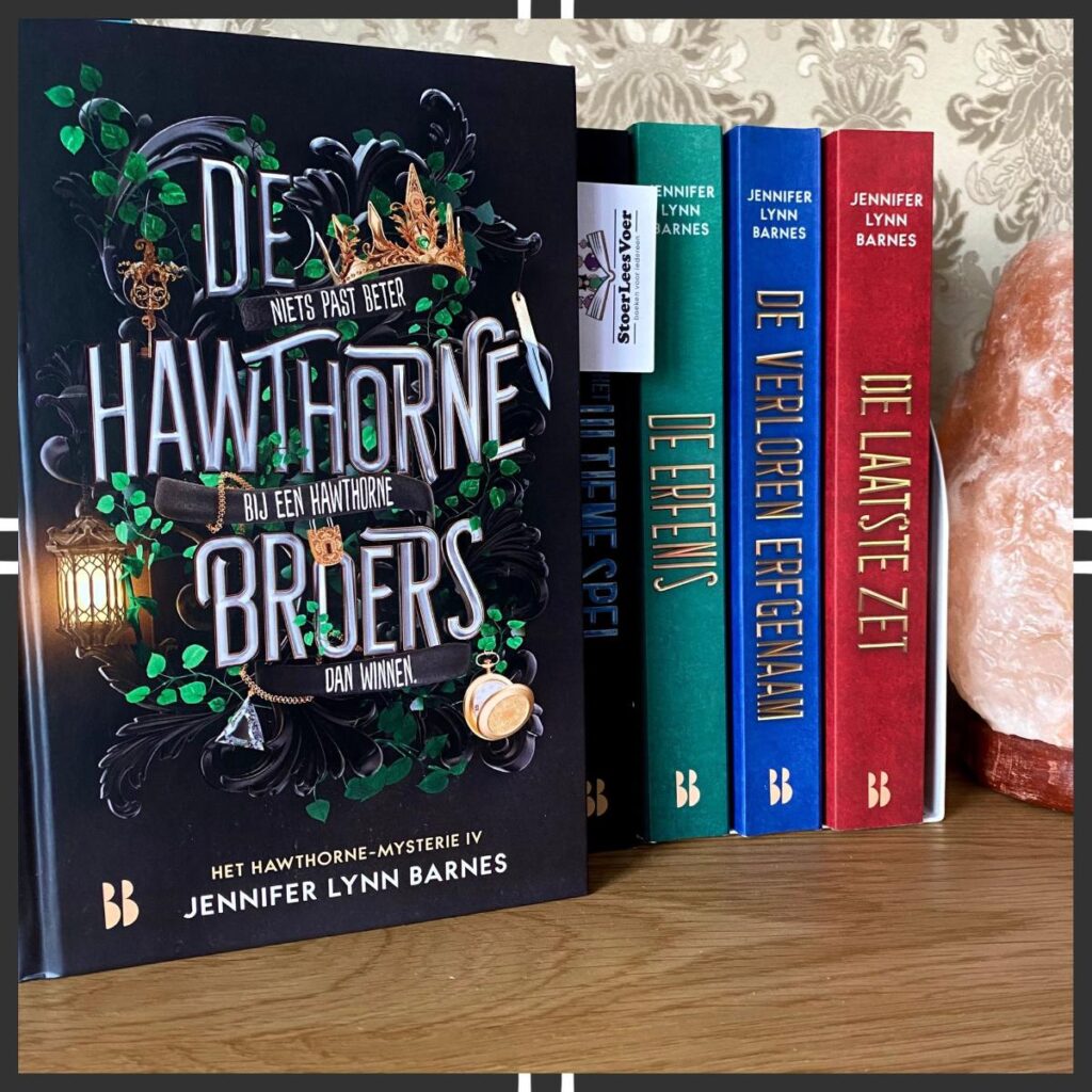 De Hawthorne broers het hawthorne mysterie 4 jennifer lynn barnes boekenserie voorkant cover boek omslag