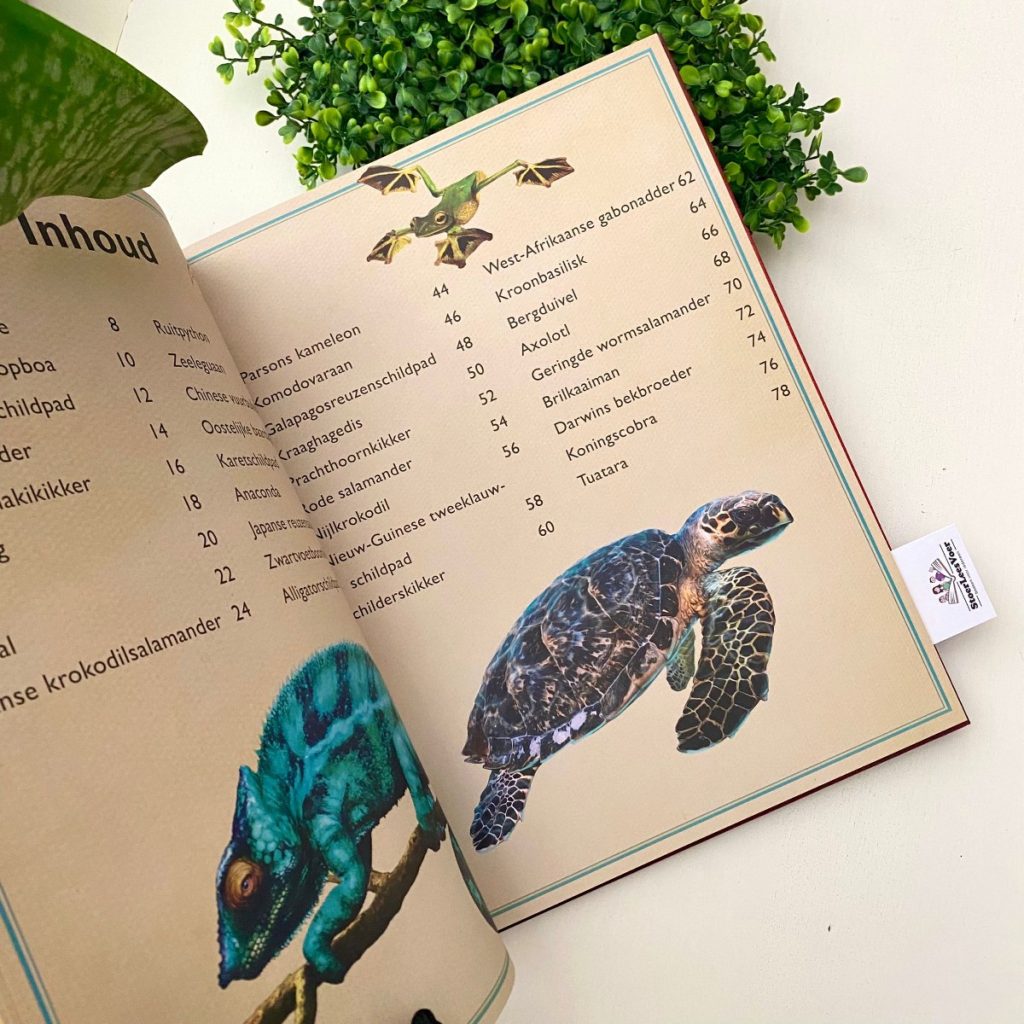 inhoud weetjesboek dieren jeugd gottmer Het allermooiste boek over reptielen en amfibieën