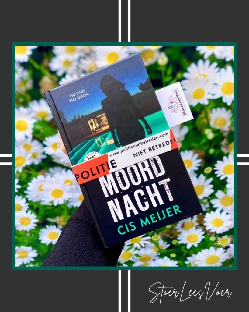 Moordnacht moord nacht cis meijer voorkant cover kaft omslag boek jeugdthriller ya met politie niet betreden elastiek