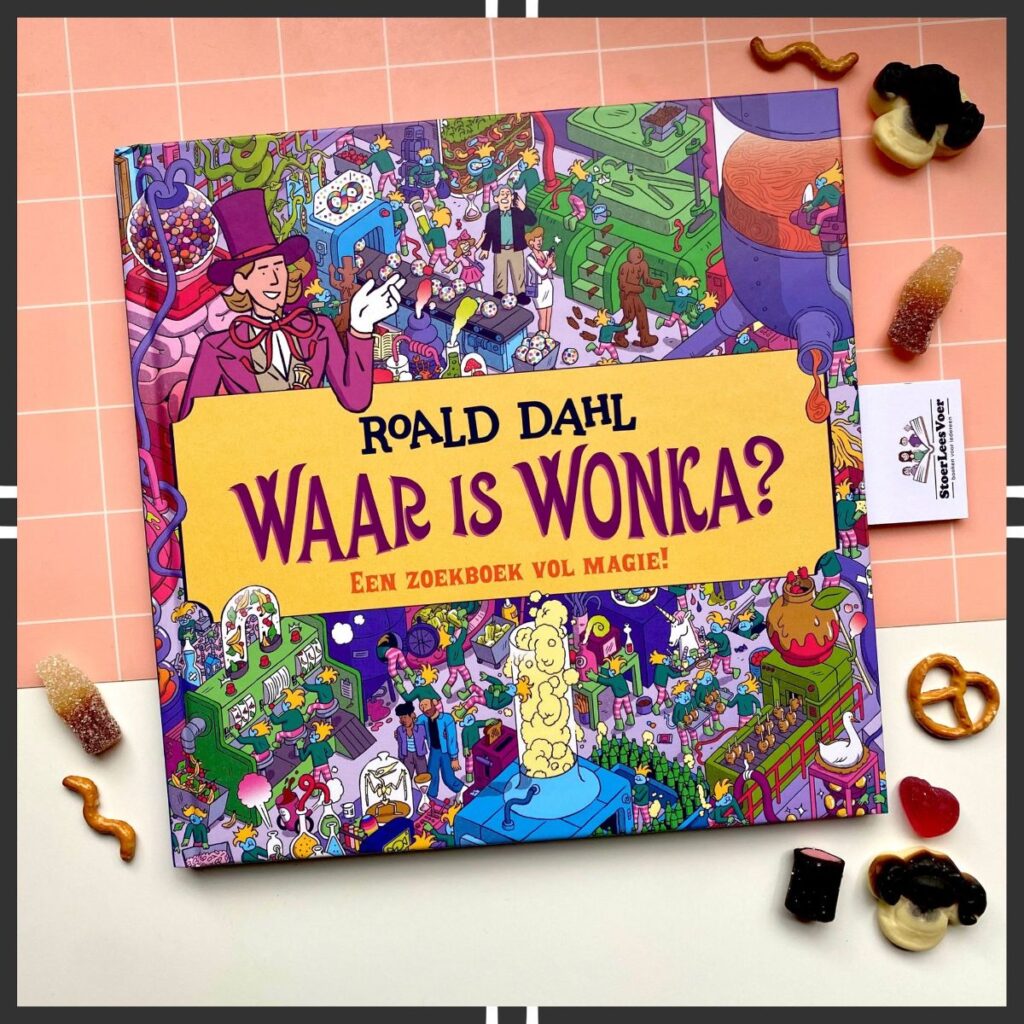 Waar is Wonka? roald dahl zoekboek voorkant cover omslag boek