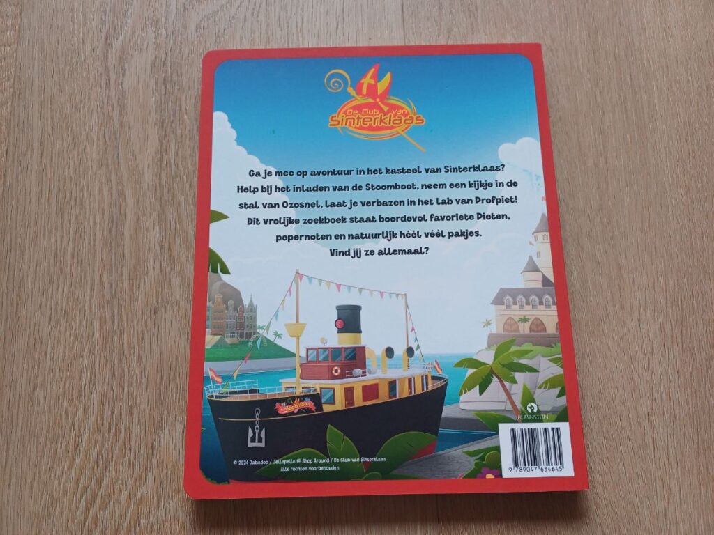 Het grote zoekboek van Sinterklaas - achterkant