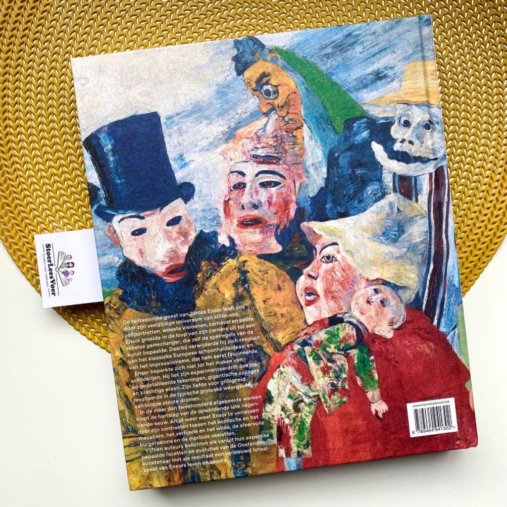 James Ensor Stoutste dromen achterkant boek cover omslag