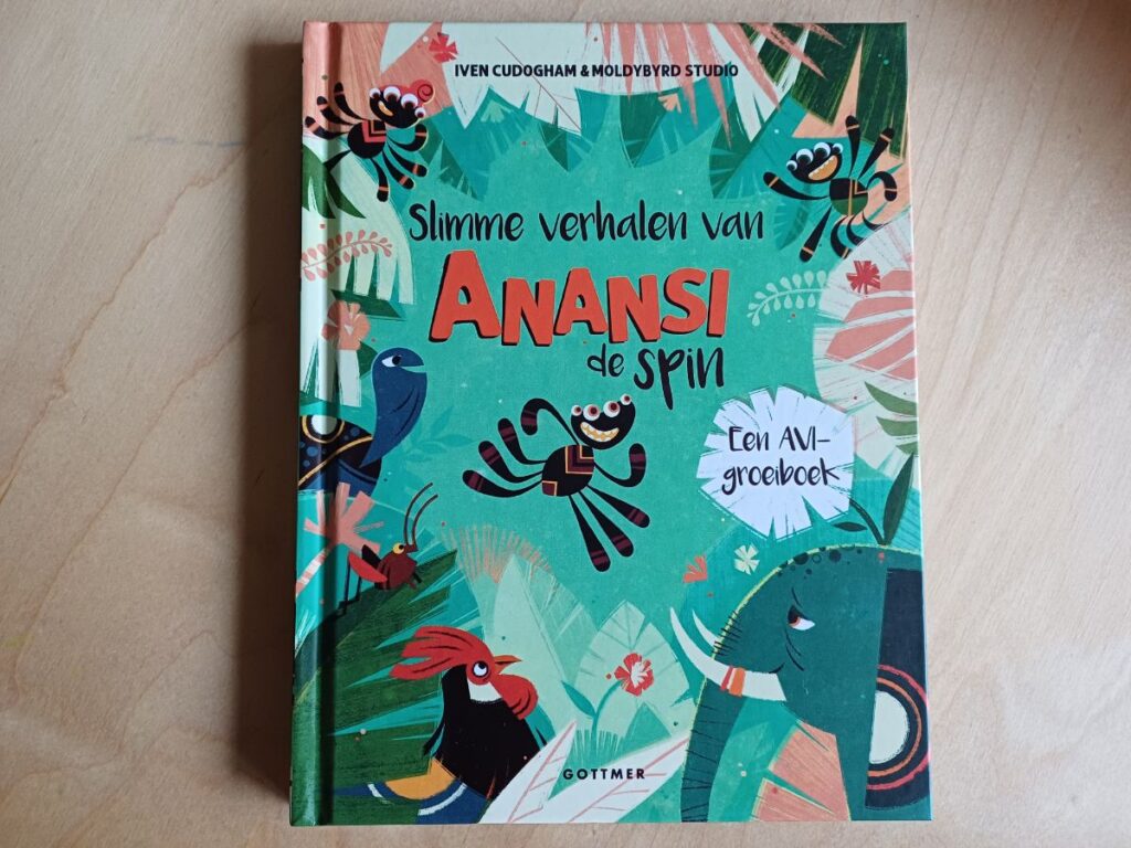 Slimme verhalen van Anansi de spin - voorkant