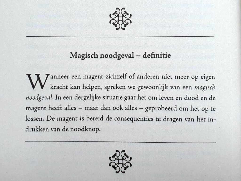 Magisch noodgeval - definitie