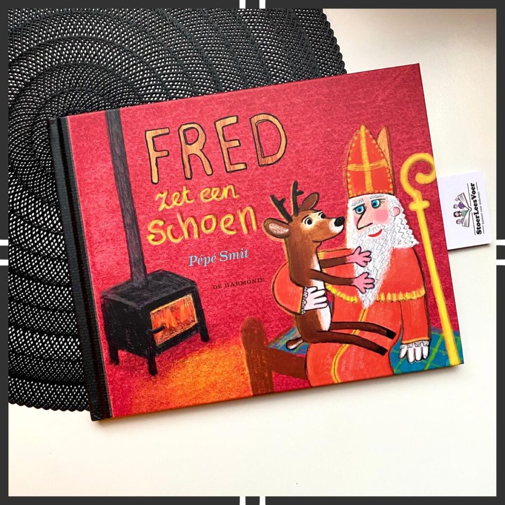 Fred zet een schoen prentenboek pepe smit fred het hert voorkant cover omslag boek