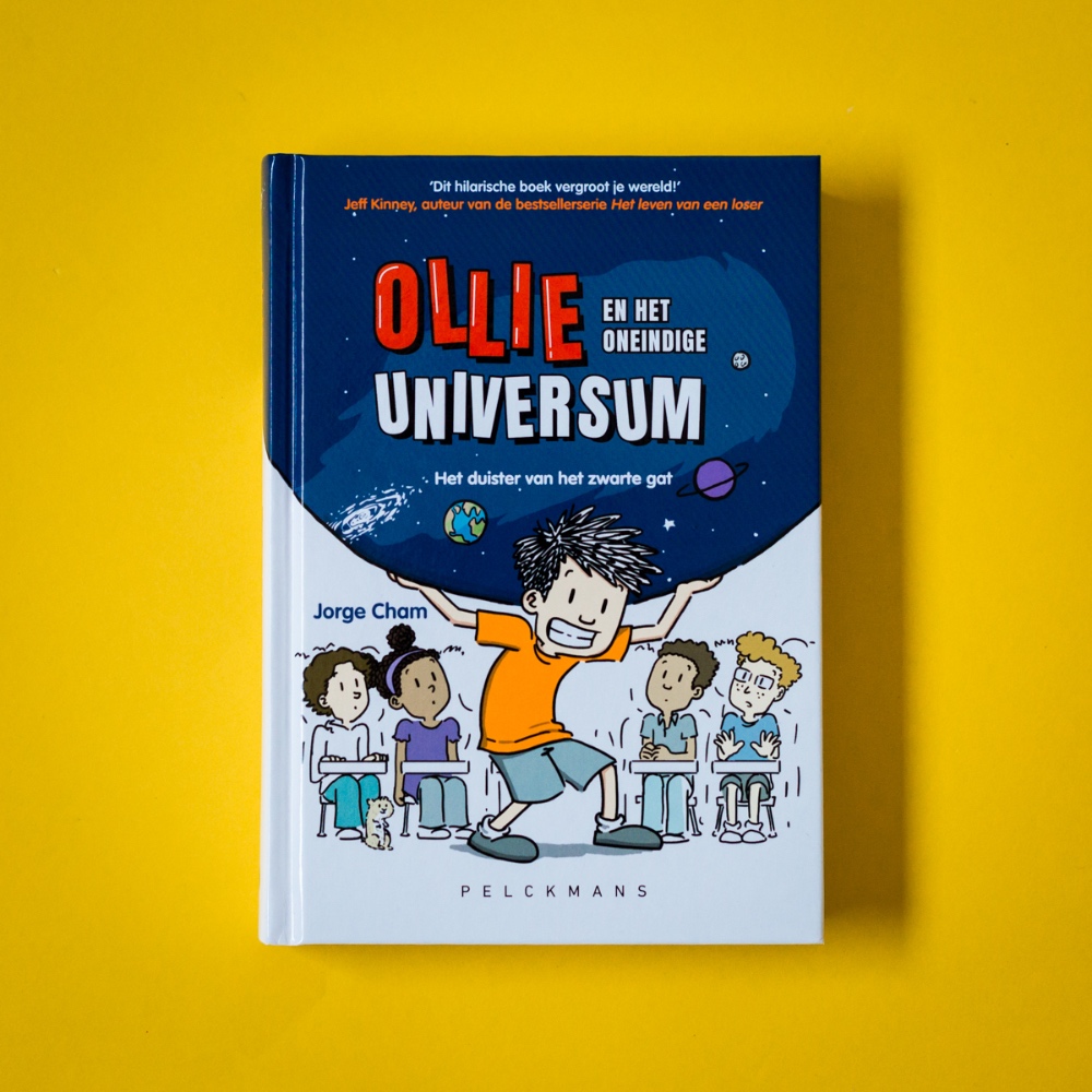 voorkant het duister van het zwarte gat - Ollie en het oneindige universum