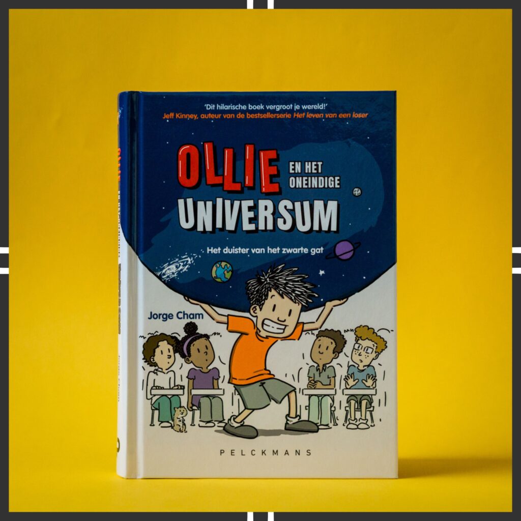 voorkant het duister van het zwarte gat - Ollie en het oneindige universum met StoerLeesVoer kader