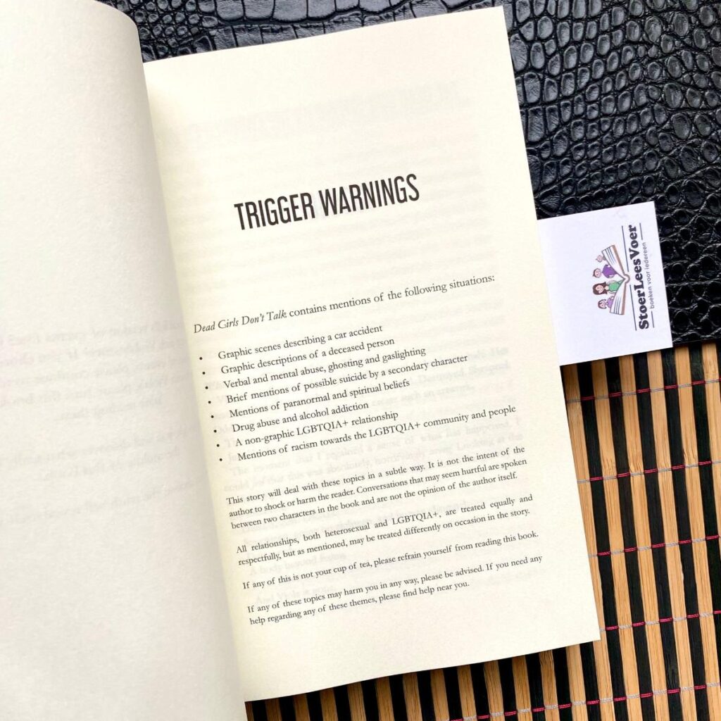 triggerwarnings boek sandra j paul