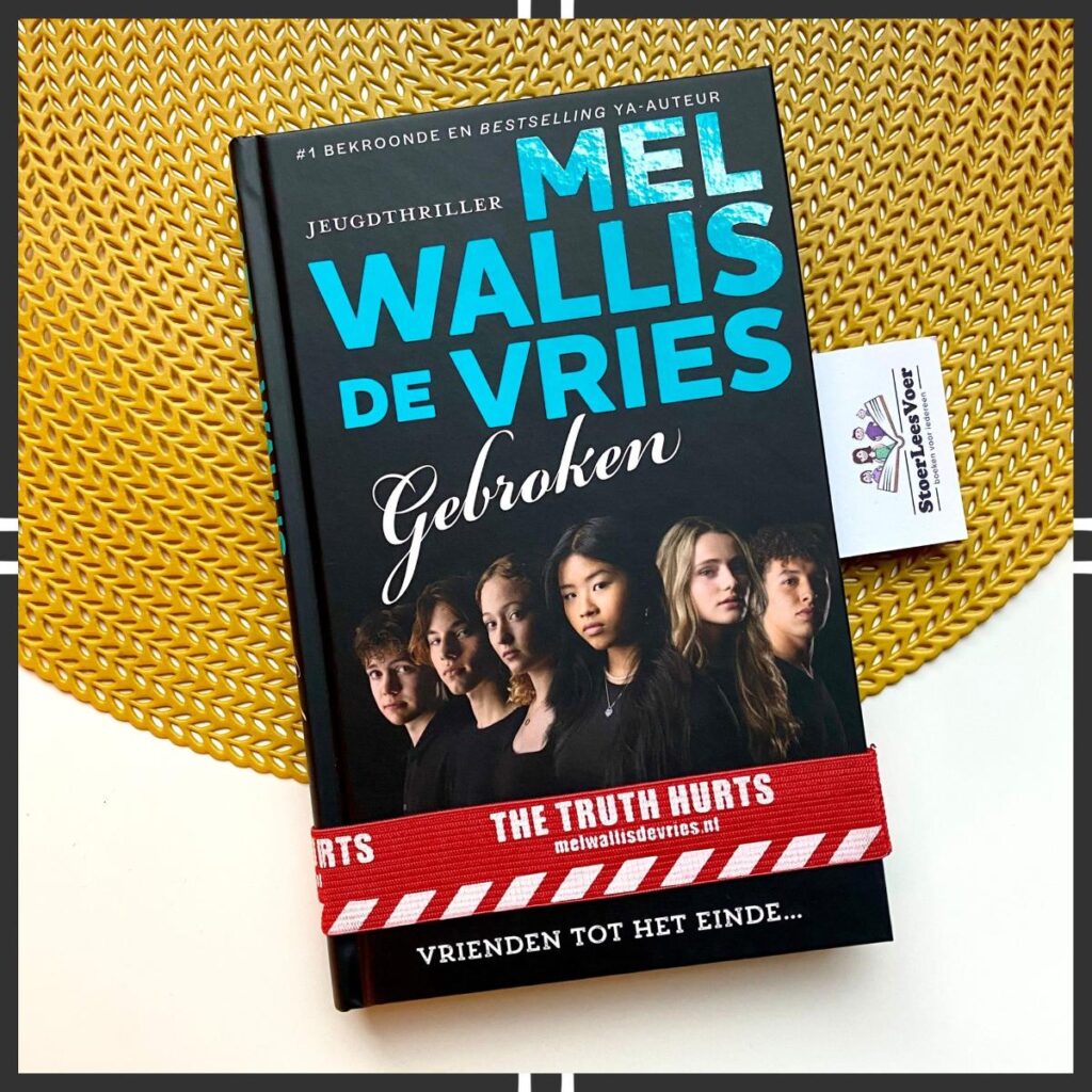 Gebroken Mel Wallis de Vries jeugdthriller voorkant cover omslag boek