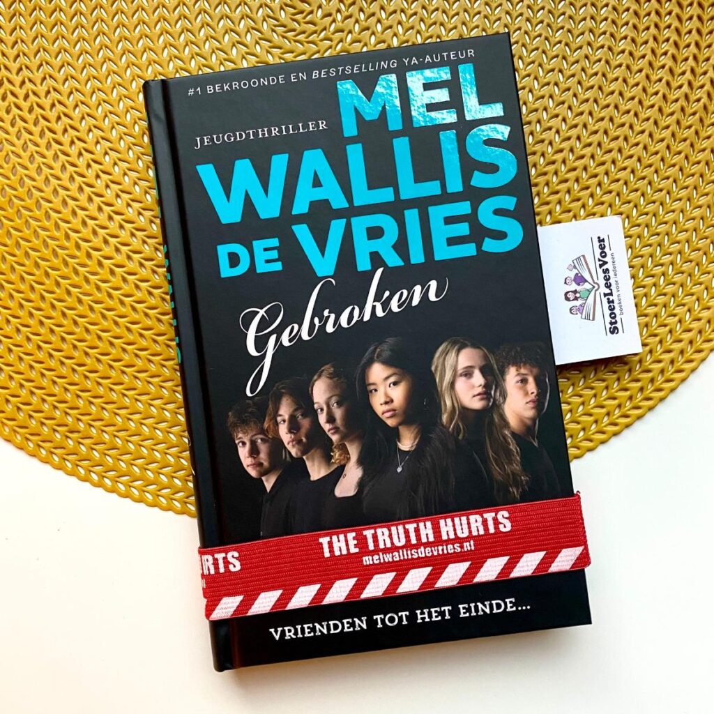 Gebroken Mel Wallis de Vries jeugdthriller voorkant cover omslag boek