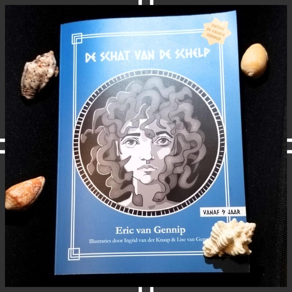 voorkant van het boek de schat van de schelp