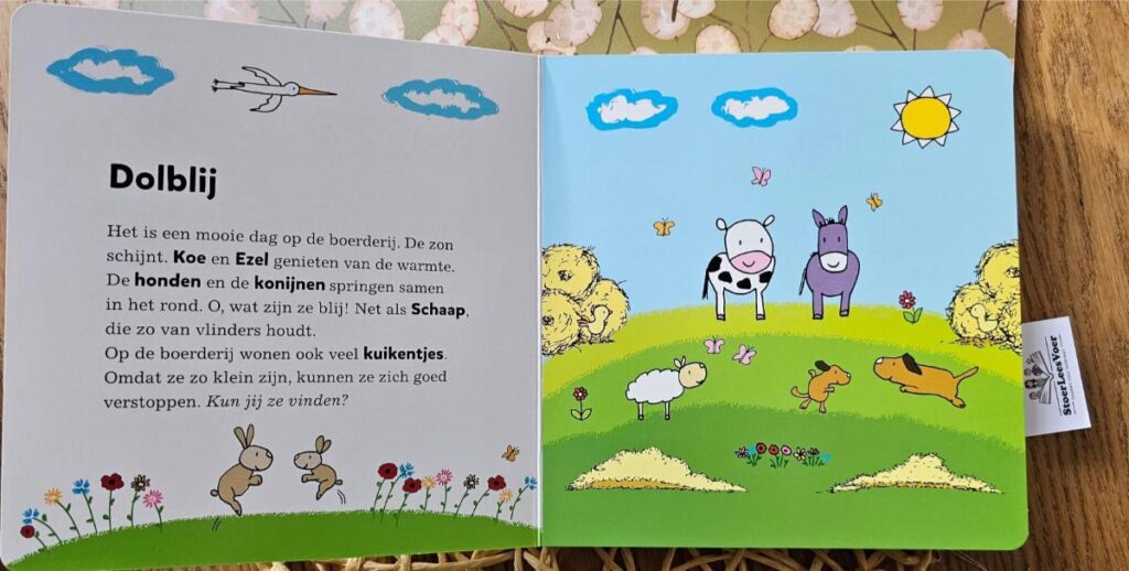 kartonboek emoties blij