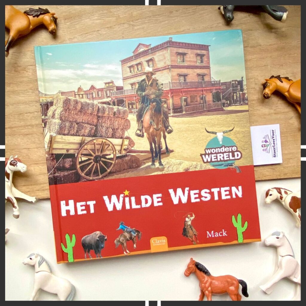 Het Wilde Westen wondere wereld mack weetjesboek jeugd voorkant cover omslag boek