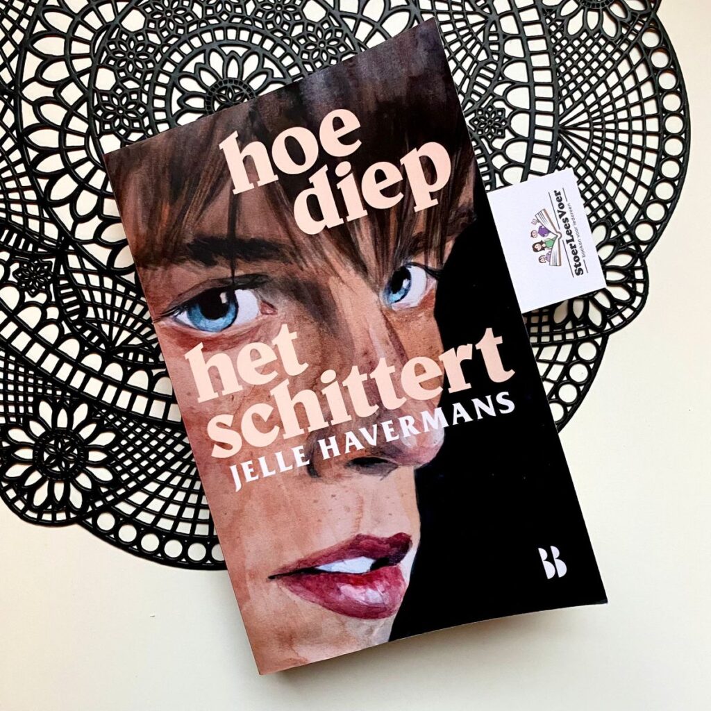 Hoe diep het schittert jelle havermans voorkant boek omslag cover