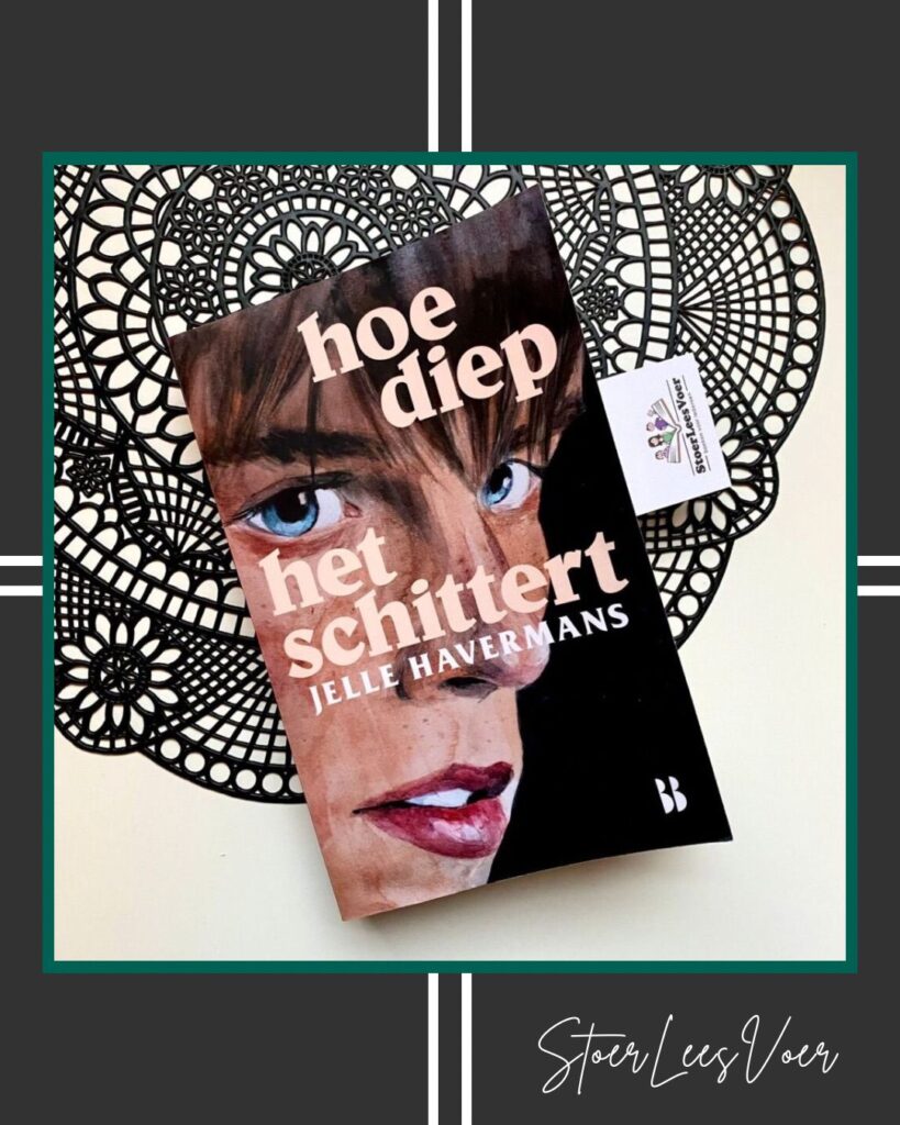 Hoe diep het schittert jelle havermans voorkant boek omslag cover