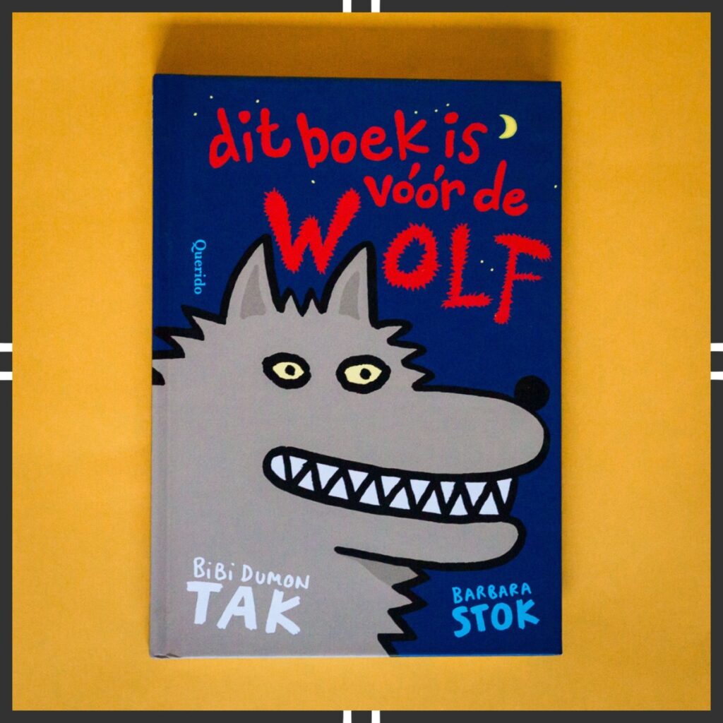 Dit boek is voor de wolf voorkant met StoerLeesVoer kader