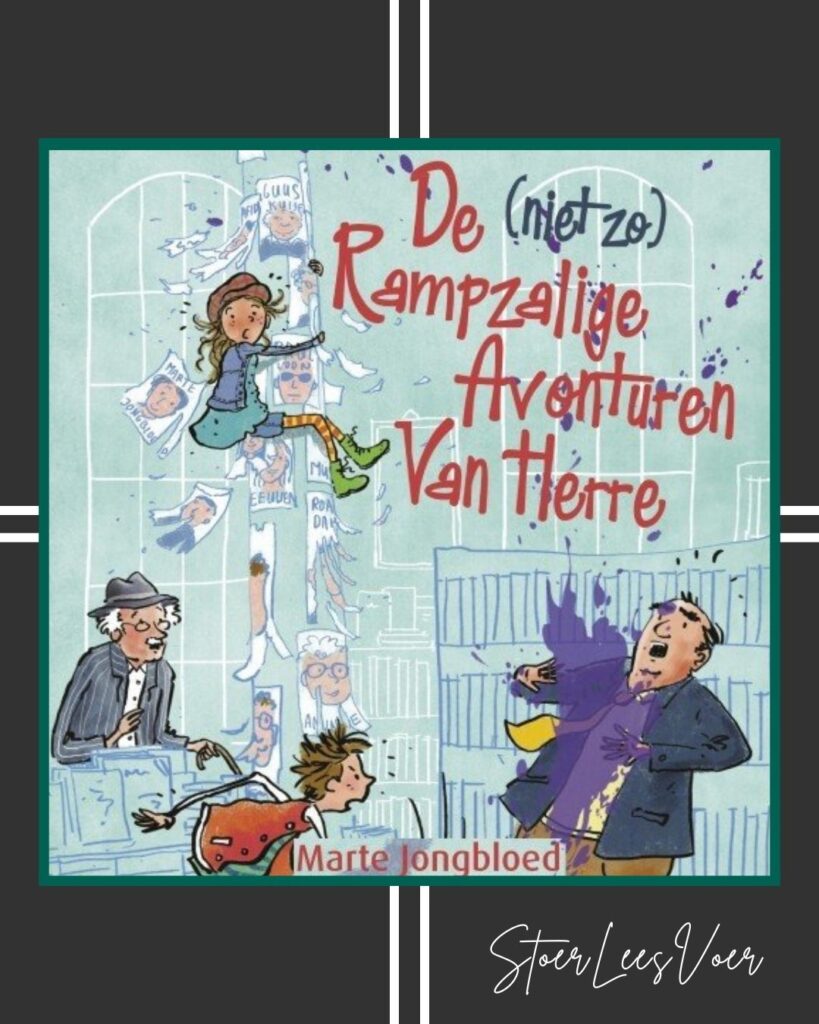 De niet zo rampzalige avonturen van herre voorkant boek marte jongbloed