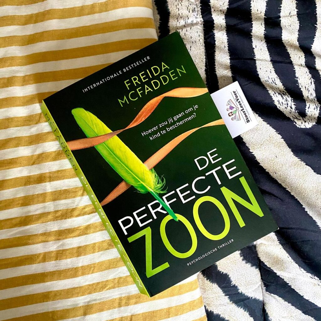 De perfecte zoon voorkant boek psychologische thriller van freida mcfadden omslag cover