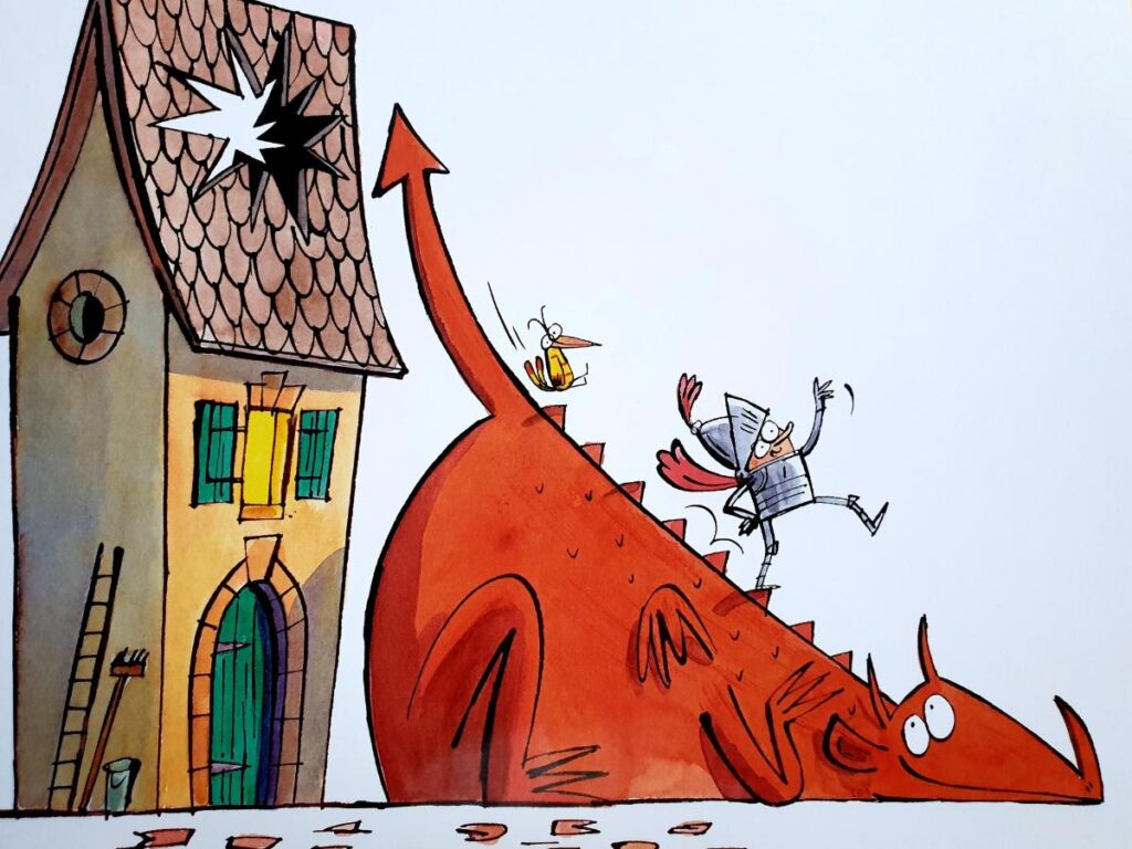 De ridder met de knallende kont