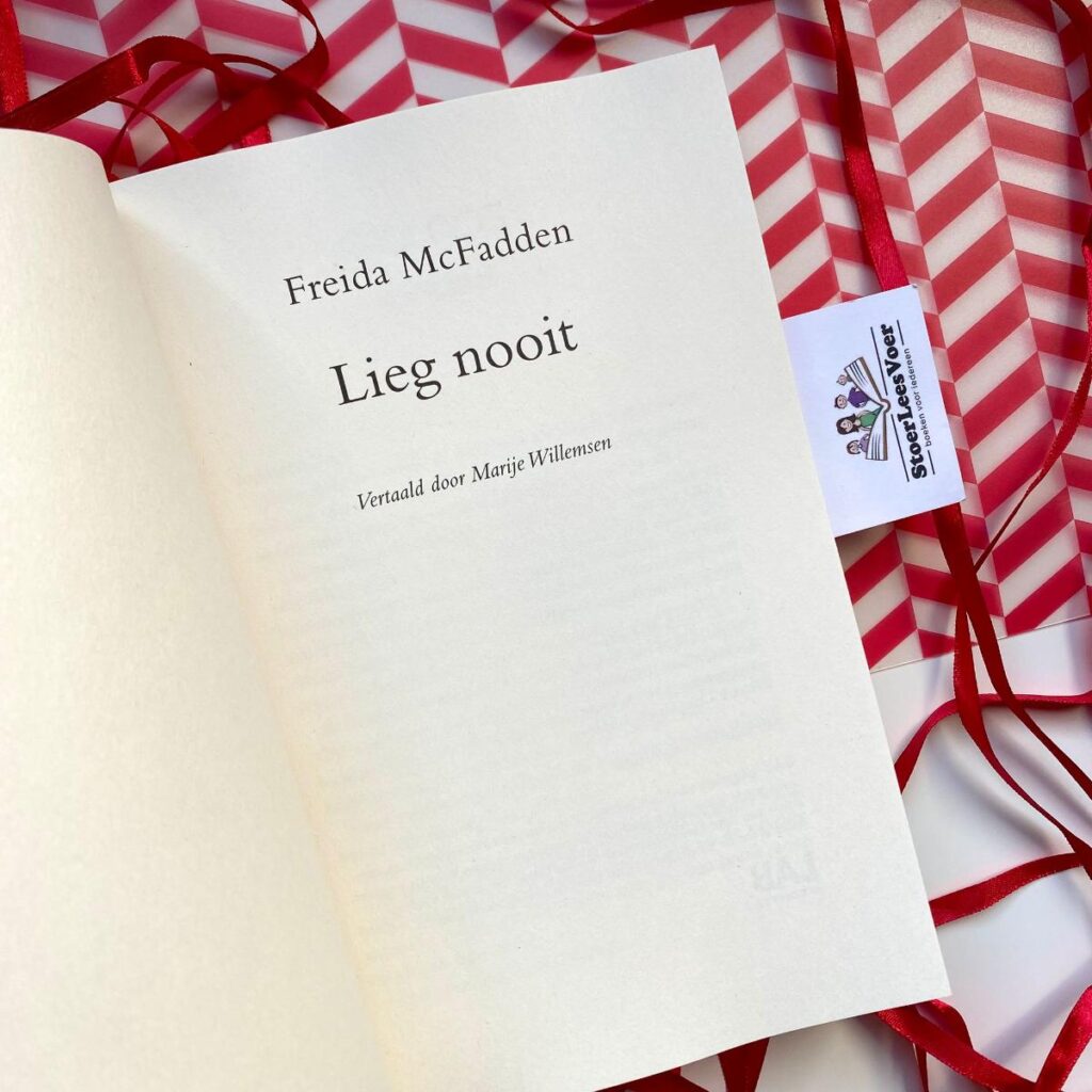 titelblad freida mcfadden thriller never lie