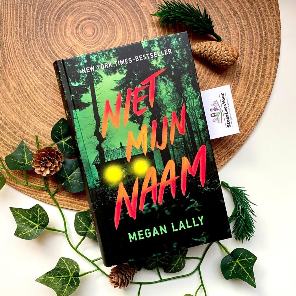Niet mijn naam megan lally voorkant cover boek