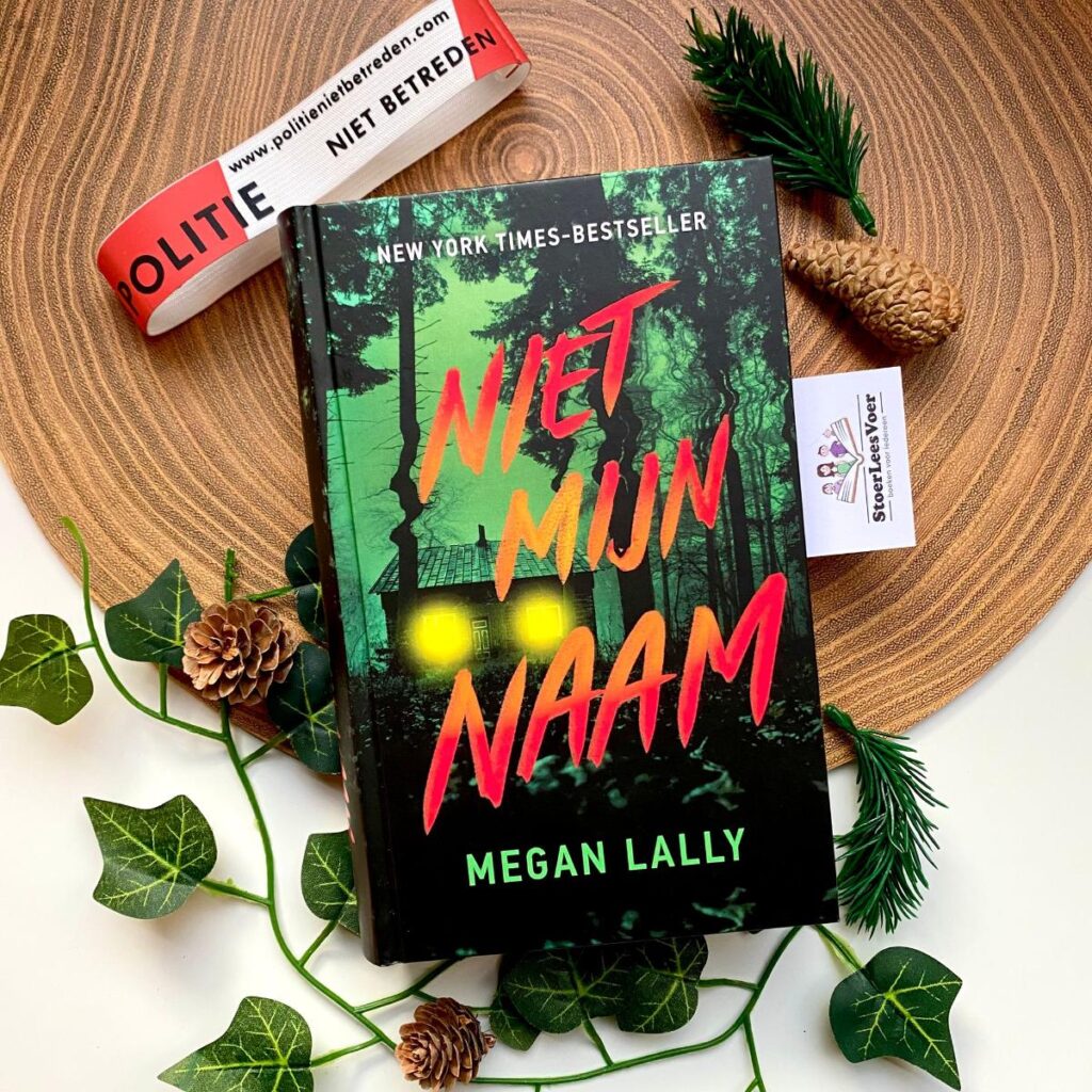 Niet mijn naam megan lally voorkant cover boek