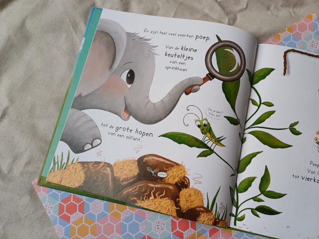 olifant en sprinkhaan regenboogdrol