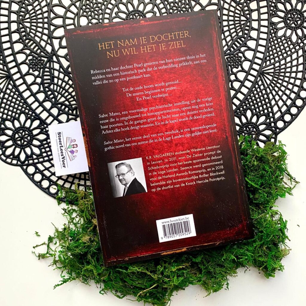 Salve Mater achterkant boek k r valgaeren gothic horror cover omslag synopsis samenvatting achterflap