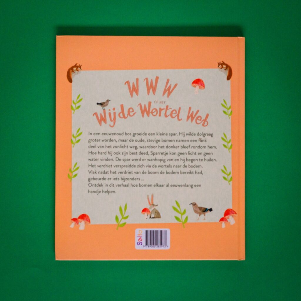 WWW of het wijde wortel web-achterkant