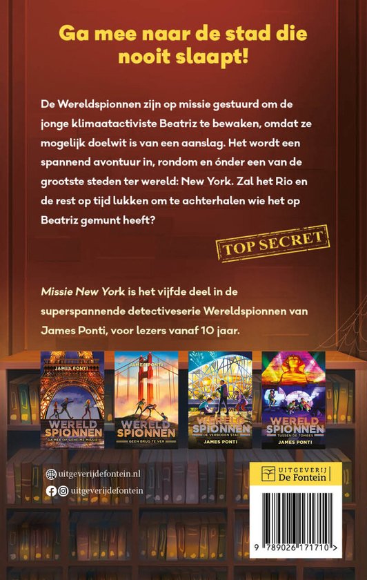 achterflap wereldspionnen missie new york
