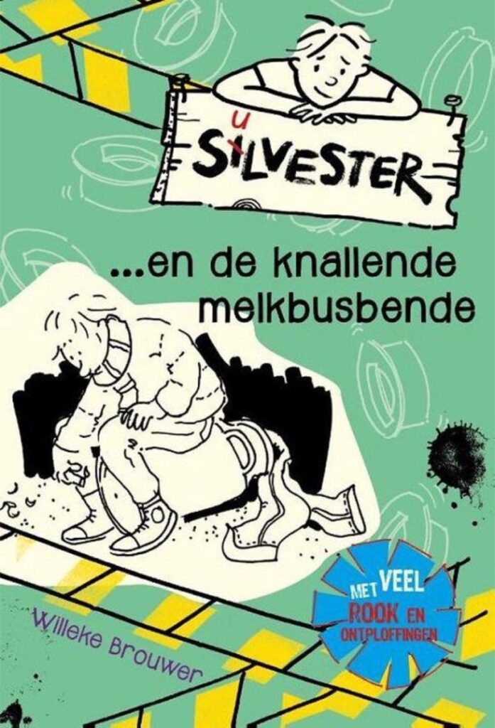 silvester en de knallende melkbusbende voorkant boek kinderboekenweek 2025