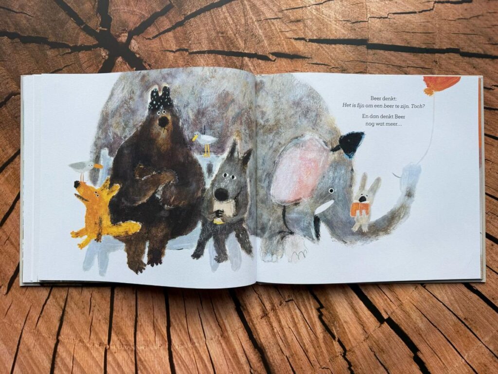 beer met dieren