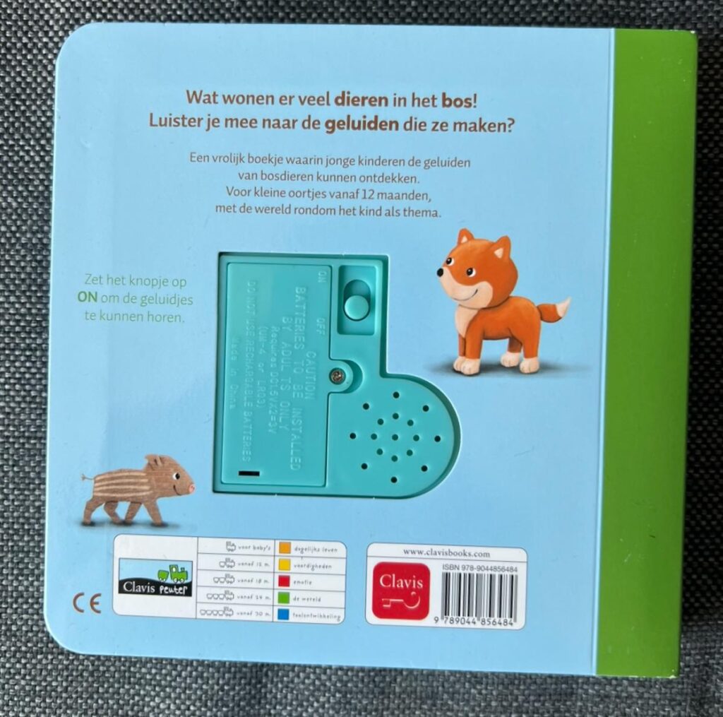 Clavis peuter geluidenboekjes