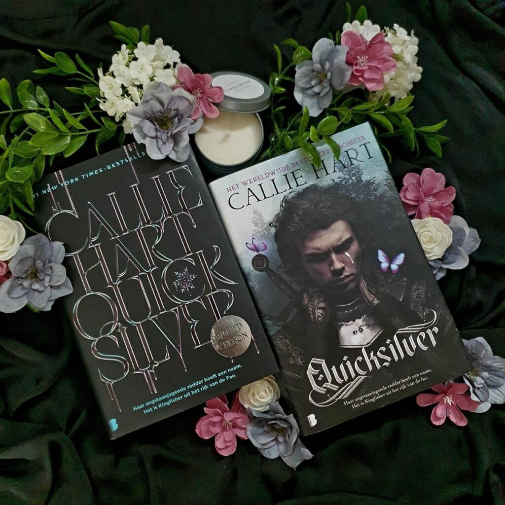 Quicksilver callie hart covers voorkant kaft omslag diverse edities