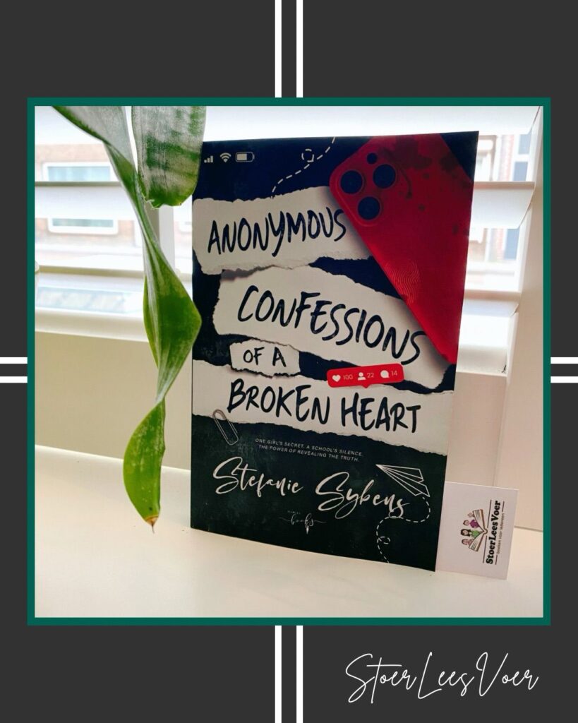 Anonymous Confessions of a Broken Heart voorkant cover omslag boek stefanie sybens